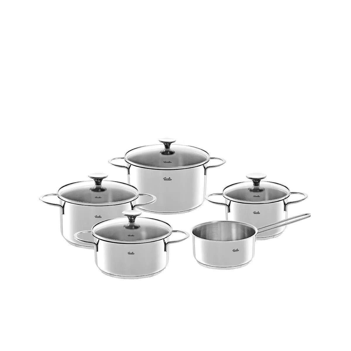 Copenhagen 5 Piece Set Stew Pot 16/20/24cm, Casserole, Saucepan without Lid
